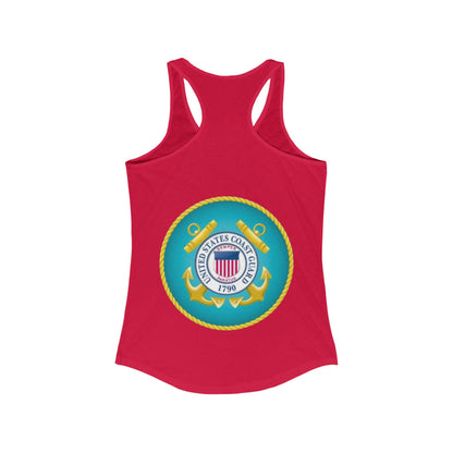 US Coast Guard Women's Racerback Tank