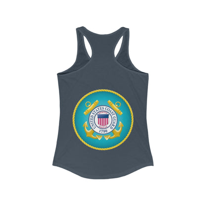 US Coast Guard Women's Racerback Tank