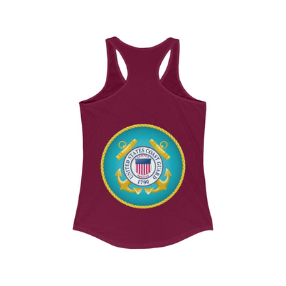 US Coast Guard Women's Racerback Tank