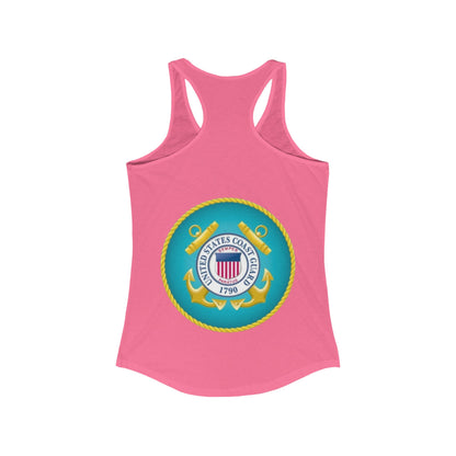 US Coast Guard Women's Racerback Tank
