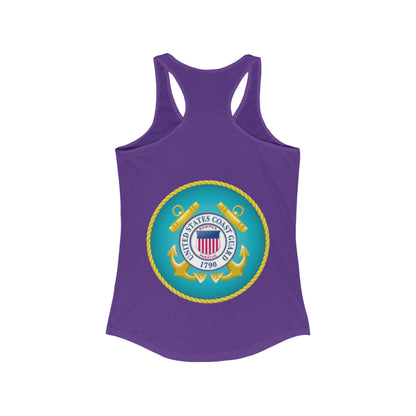 US Coast Guard Women's Racerback Tank