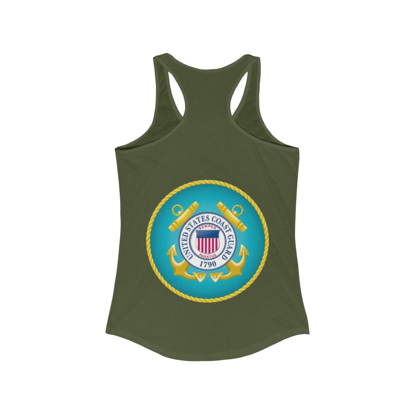 US Coast Guard Women's Racerback Tank