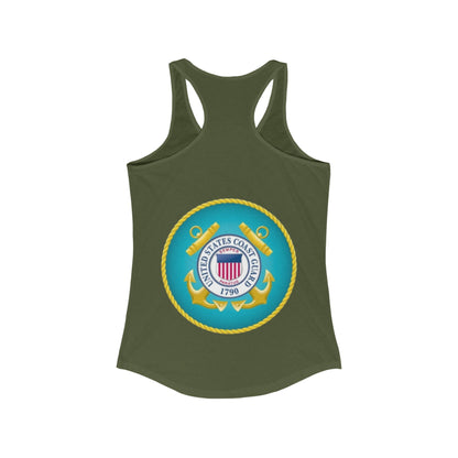 US Coast Guard Women's Racerback Tank