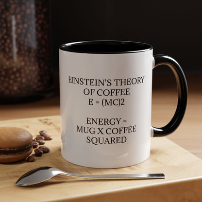 Einstein's Theory Of Coffee 2-Tone Coffee Mug