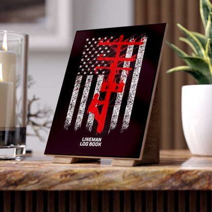 Lineman Ceramic Photo Tile