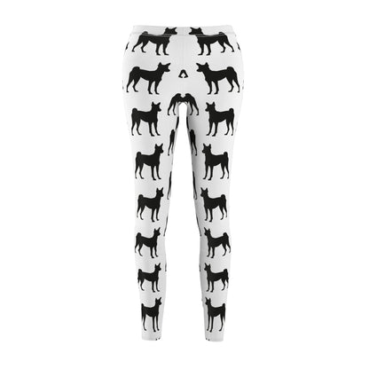 Basenji Silhouette Women's Ankle Leggings