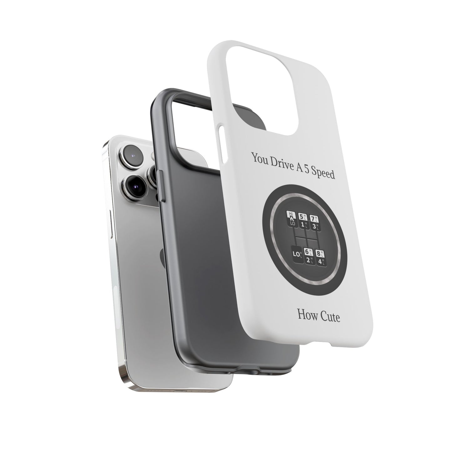 5 Speed How Cute iPhone Case