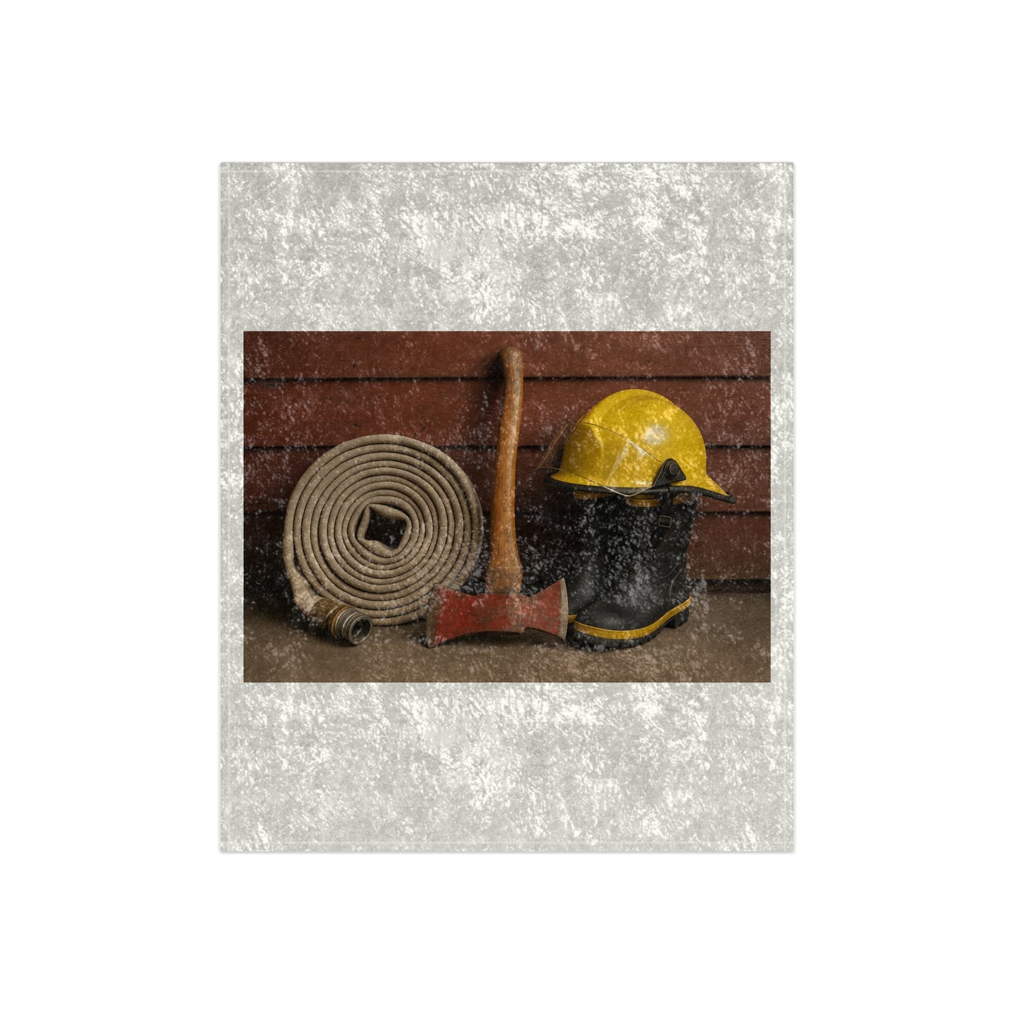 Fire/Rescue Appreciation Crushed Velvet Blanket