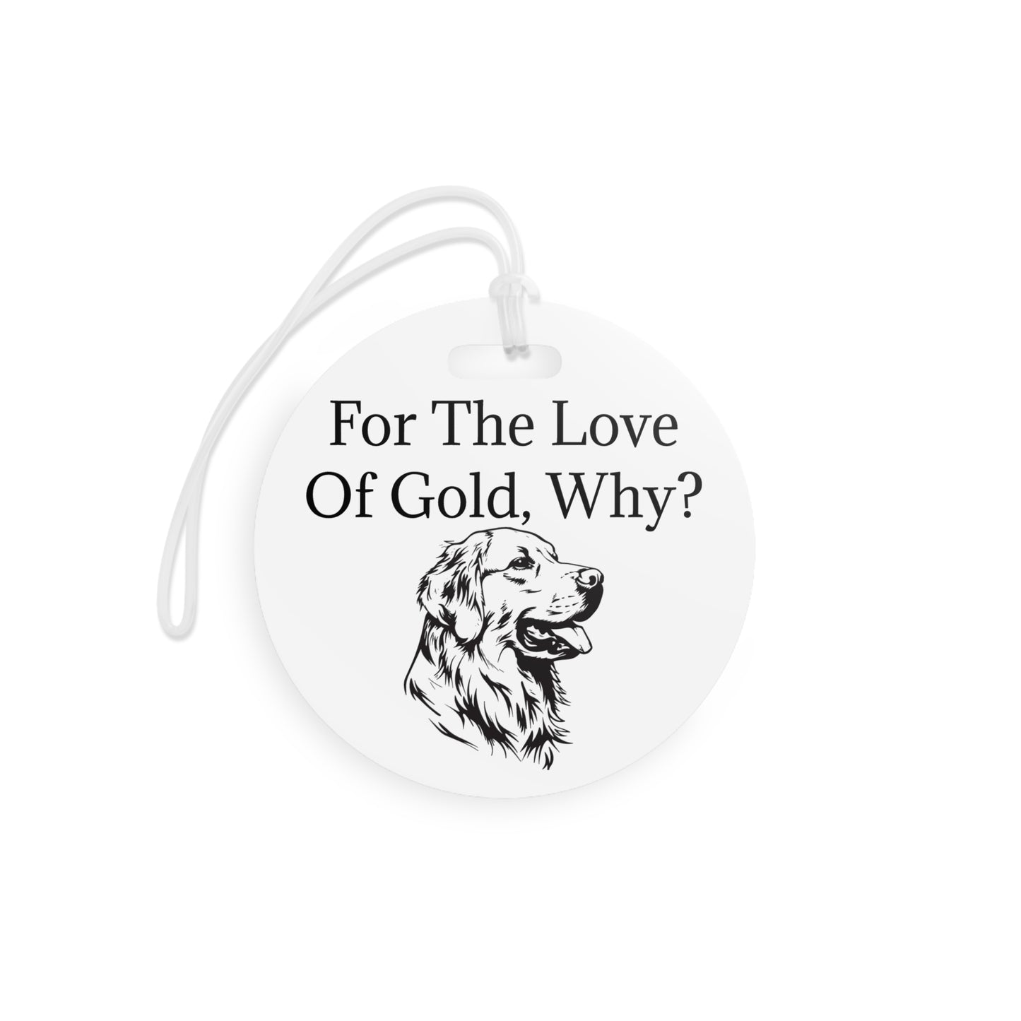 For The Love Of Gold Luggage Tag