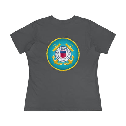 US Coast Guard Women's Short Sleeve Crewneck Tee