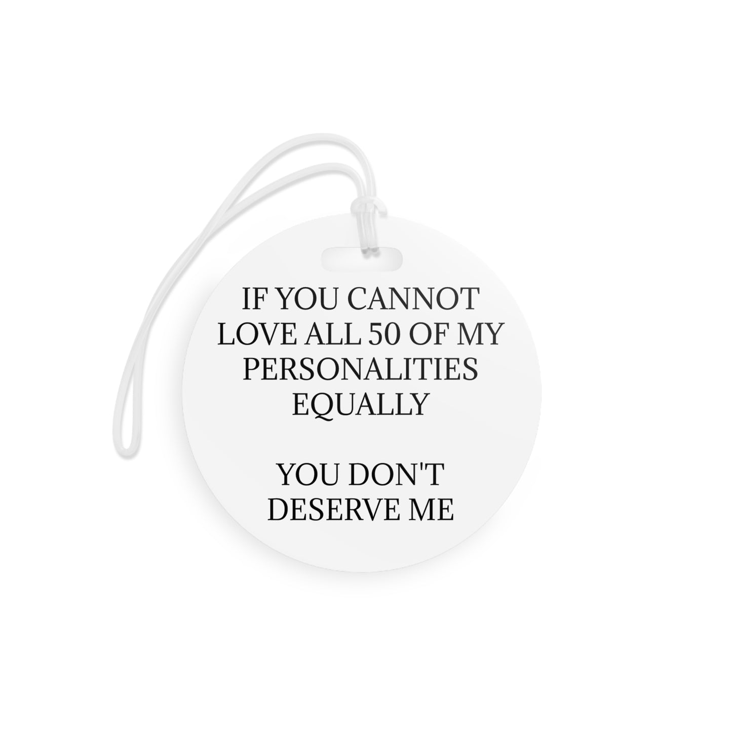 50 Personalities Luggage Tag