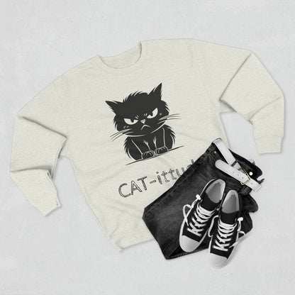 CAT-ittude Unisex Crewneck Sweatshirt