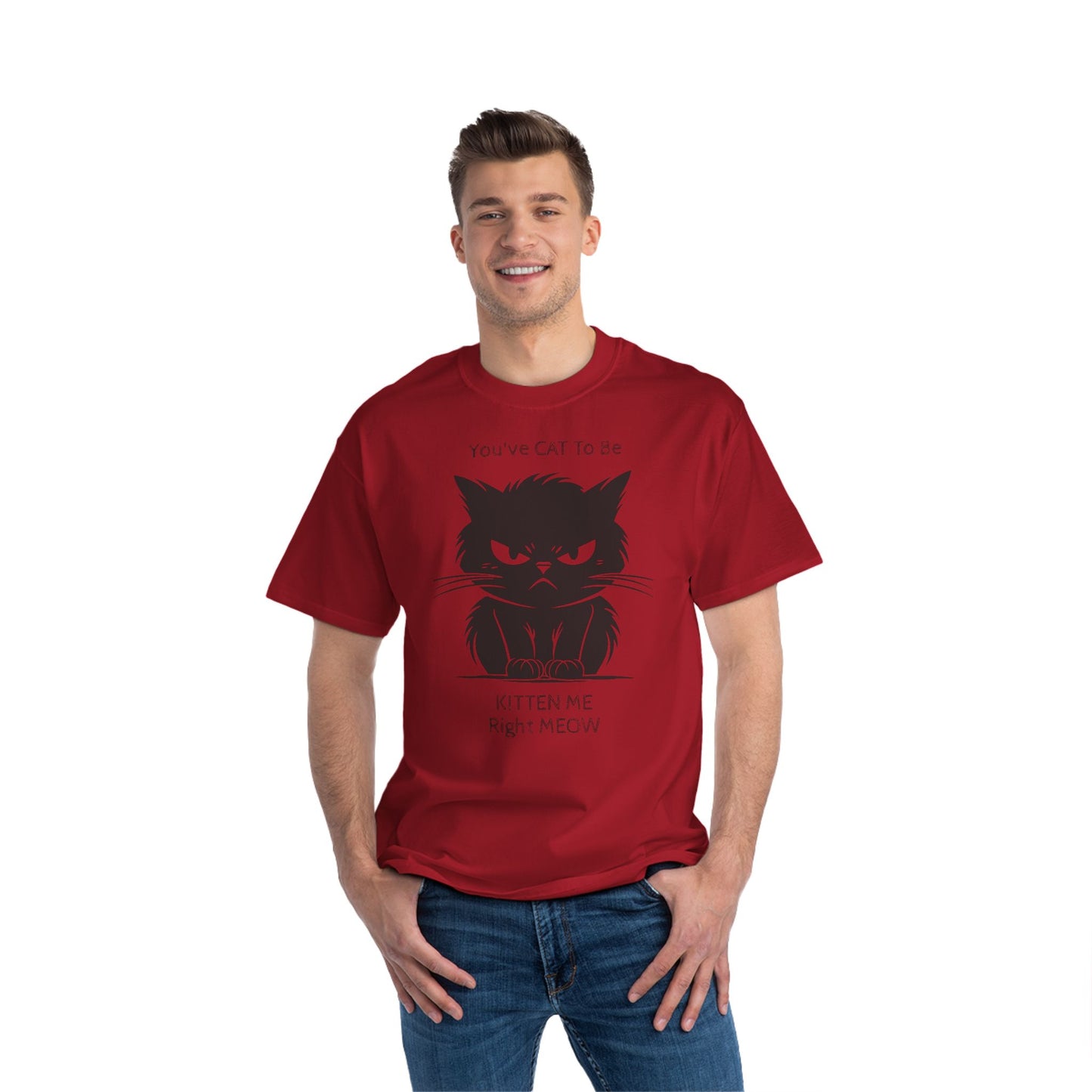 Kitten Me Men's Short-Sleeve Crewneck Tee