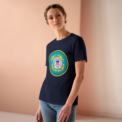 US Coast Guard Women's Short Sleeve Crewneck Tee