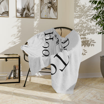 Down To Hook Up Velveteen Microfiber Blanket