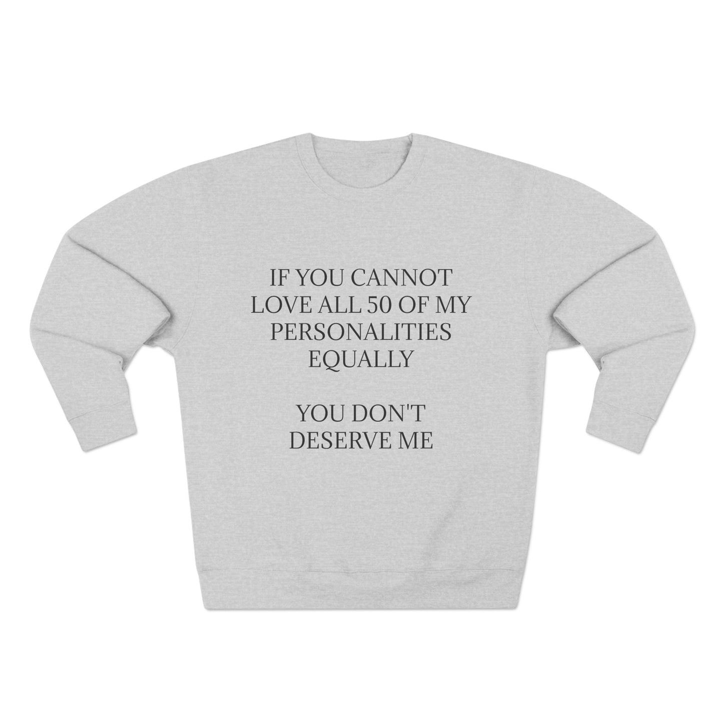 50 Personalities Unisex Crewneck Sweatshirt