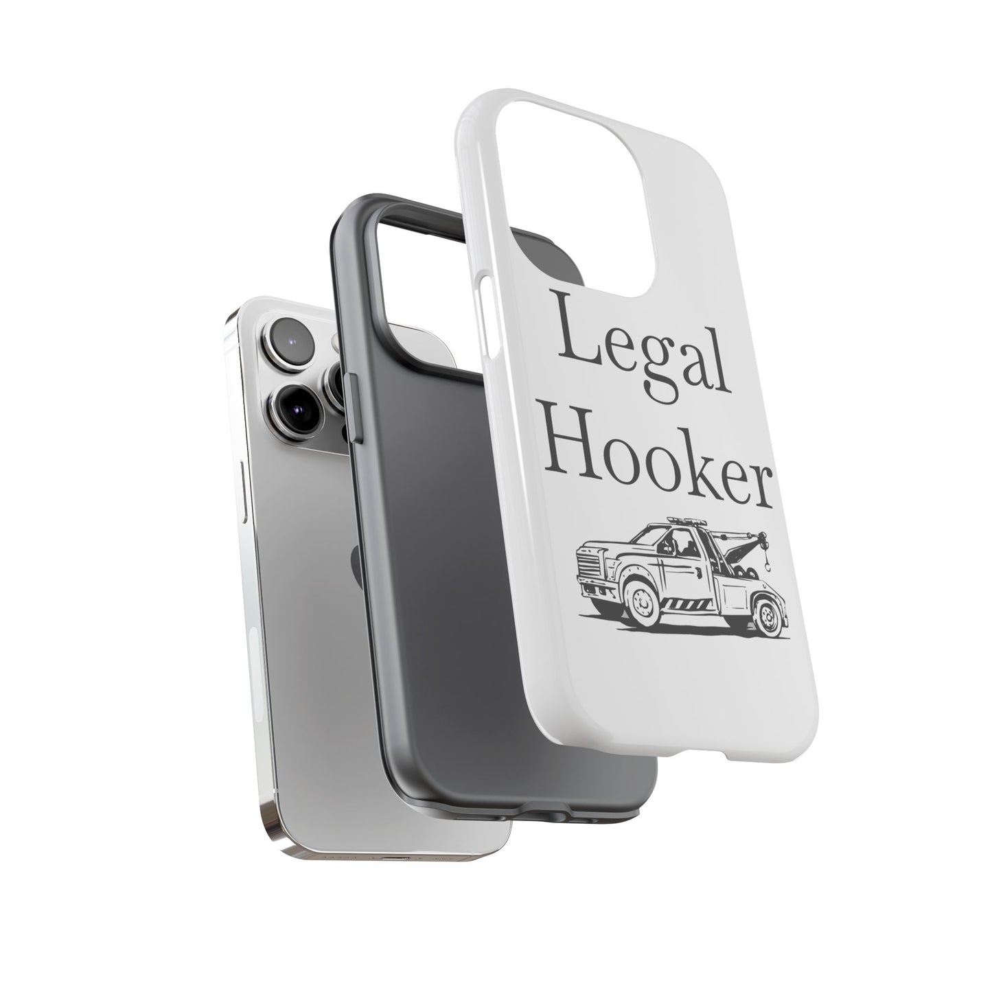Legal H**ker Wheel Lift Tow Truck iPhone Case