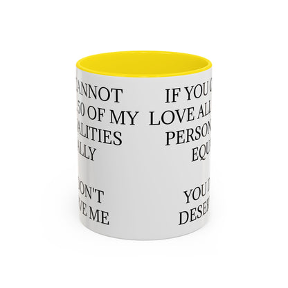 50 Personalities 2-Tone Coffee Mug