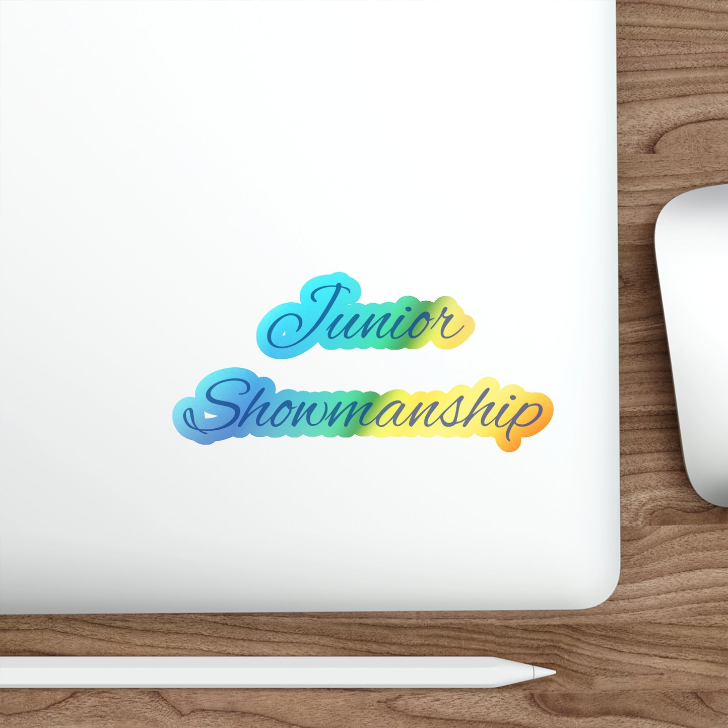 Junior Showmanship Holographic Sticker