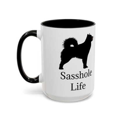 Sasshole Life 2-Tone Coffee Mug
