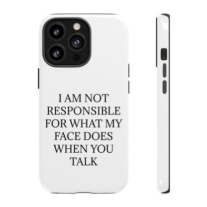 When You Talk iPhone Case
