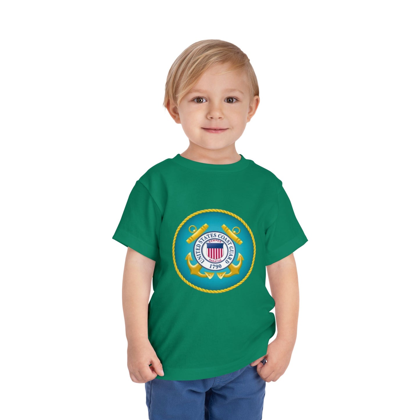 US Coast Guard Toddler Unisex Short Sleeve Crewneck Tee