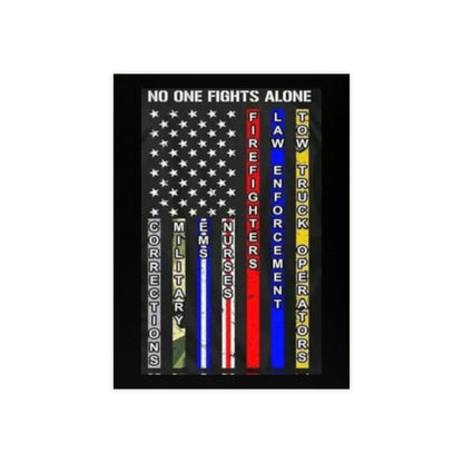 No One Fights Alone Ceramic Photo Tile