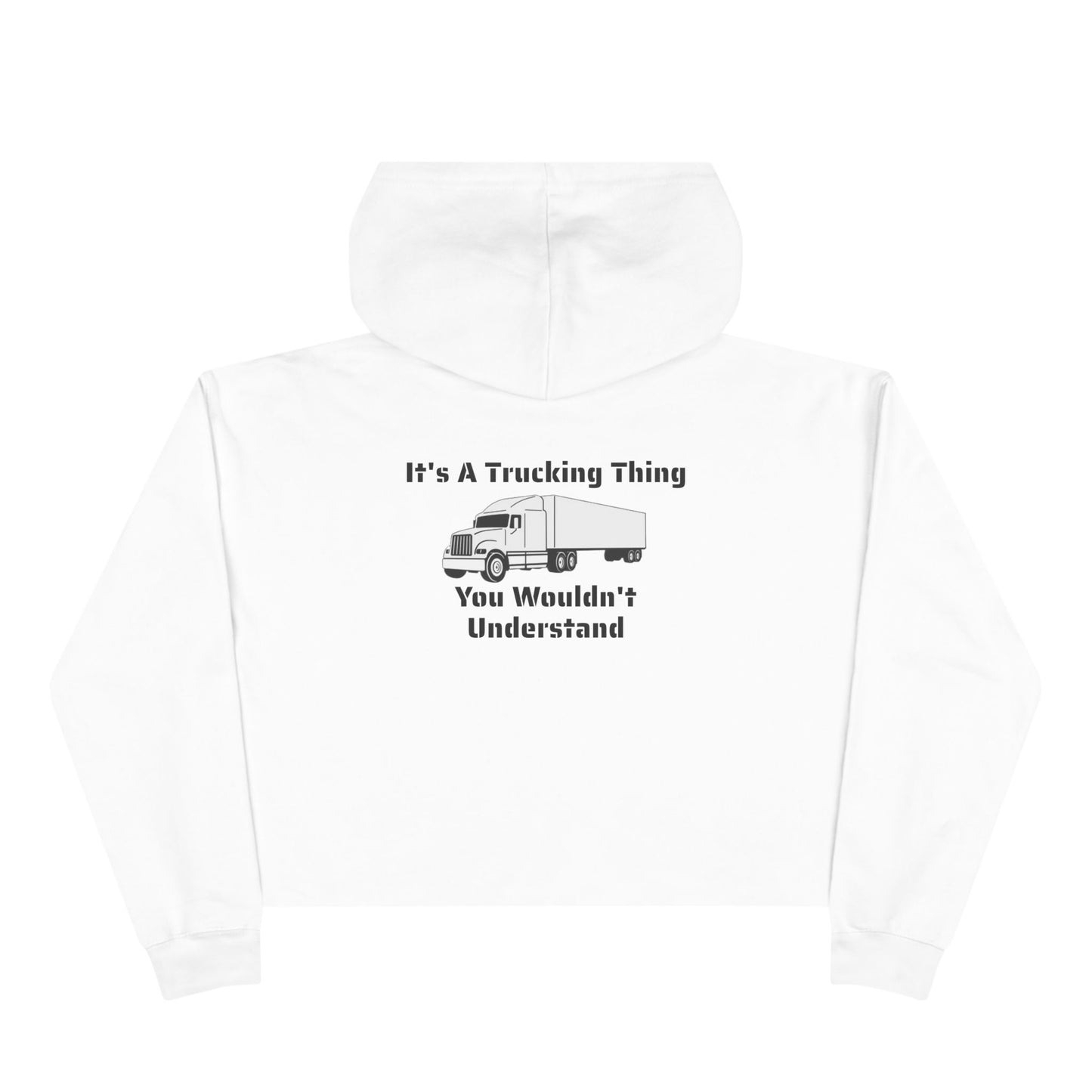 Trucking Thing Women's Crop Hoodie