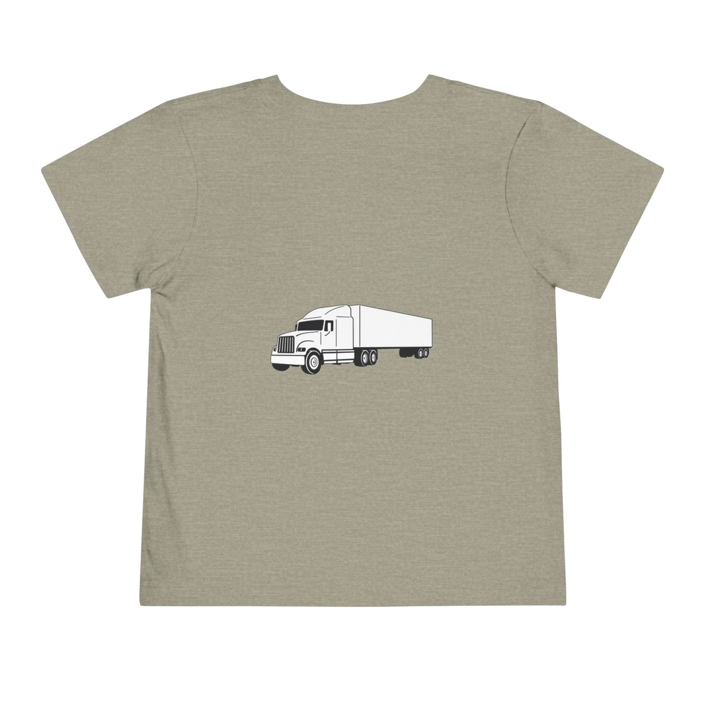 Semi Truck Toddler Unisex Short Sleeve Crewneck Tee