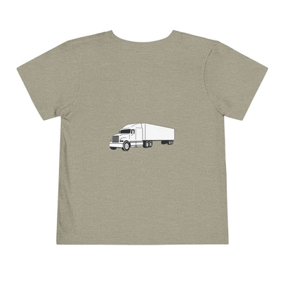 Semi Truck Toddler Unisex Short Sleeve Crewneck Tee