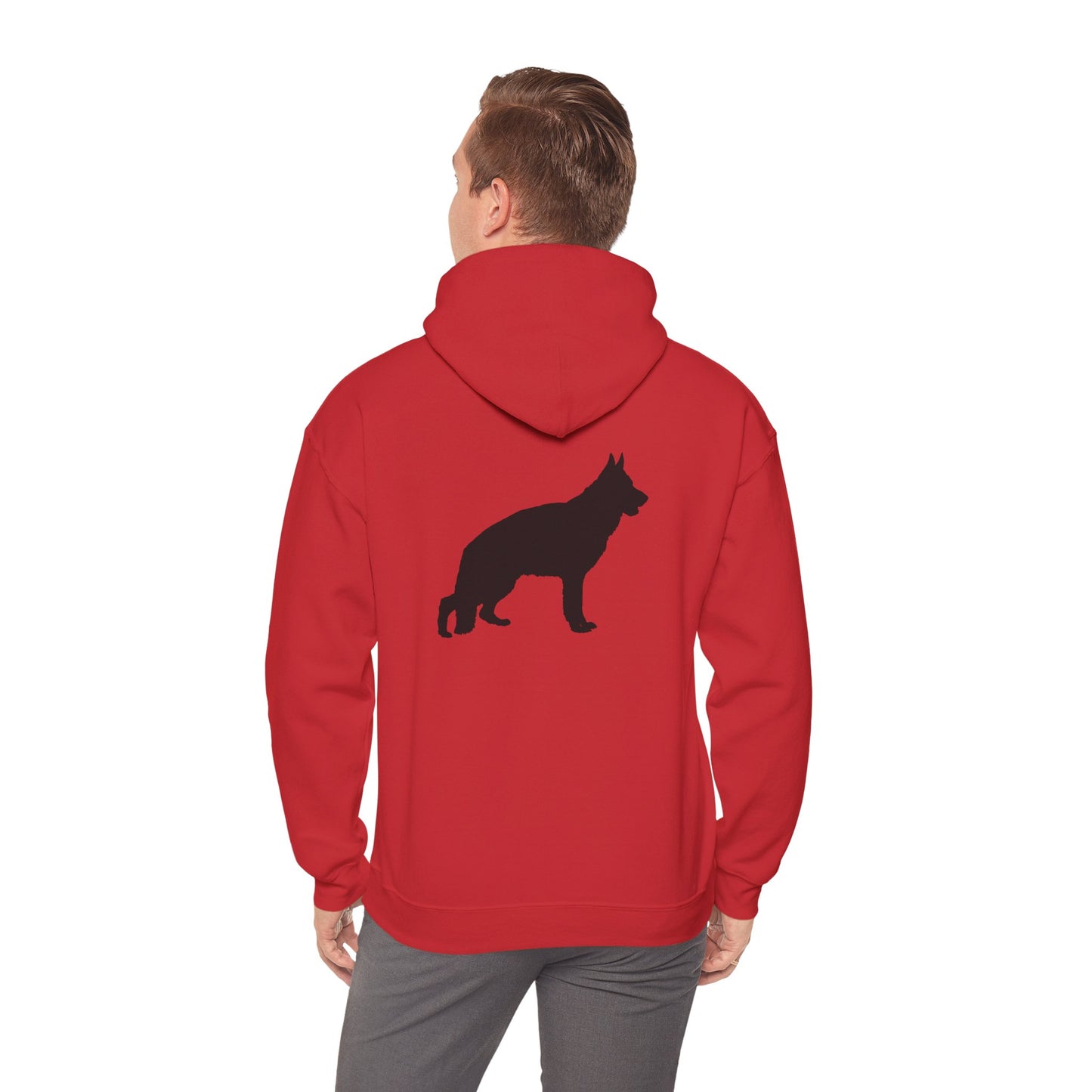 German Shepherd Silhouette Unisex Hoodie