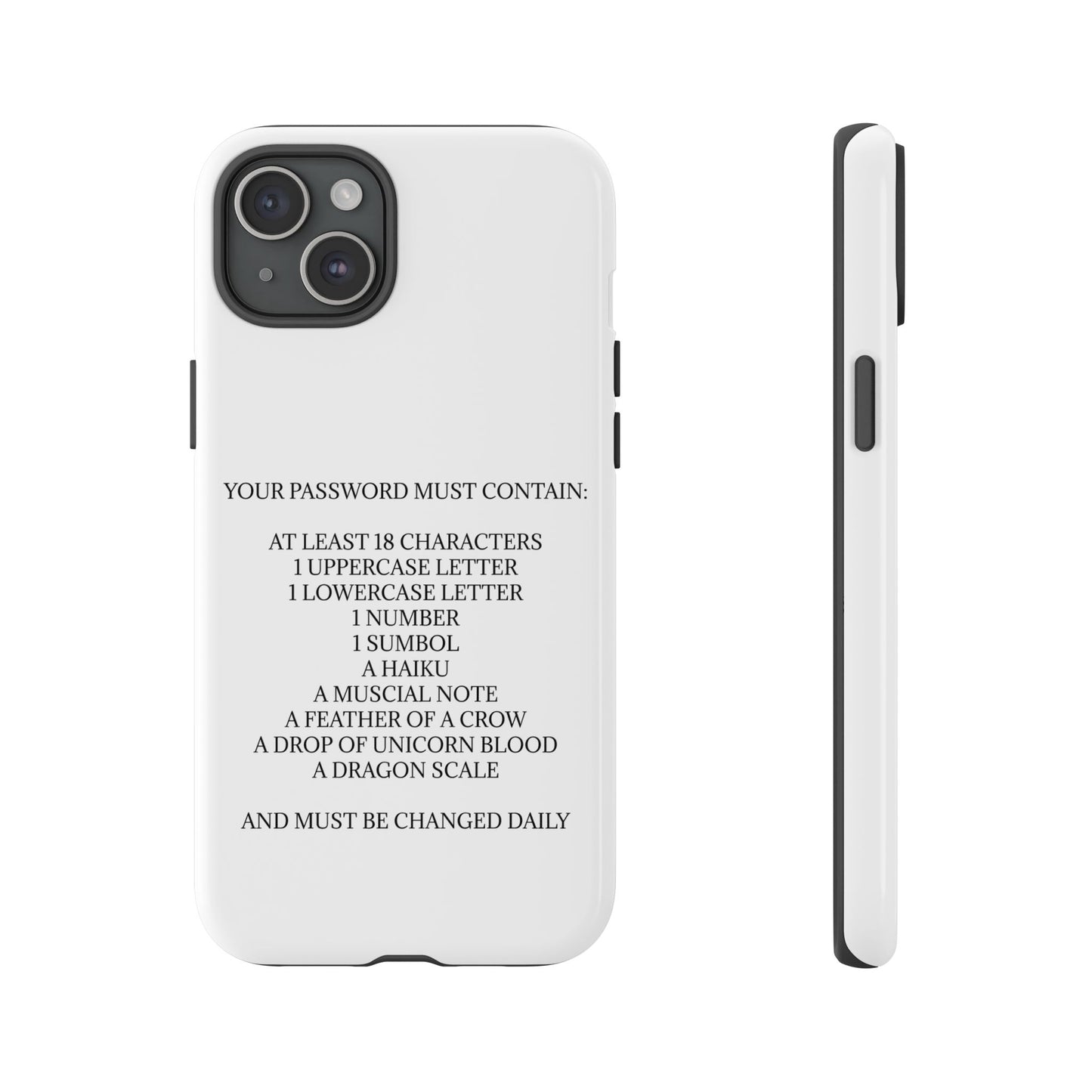 Password iPhone Case