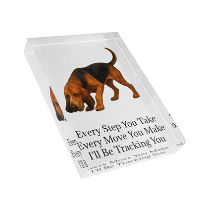 Tracking You Acrylic Photo Block