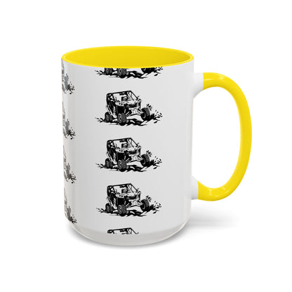 Slingin' Mud Side By Side 2-Tone Coffee Mug