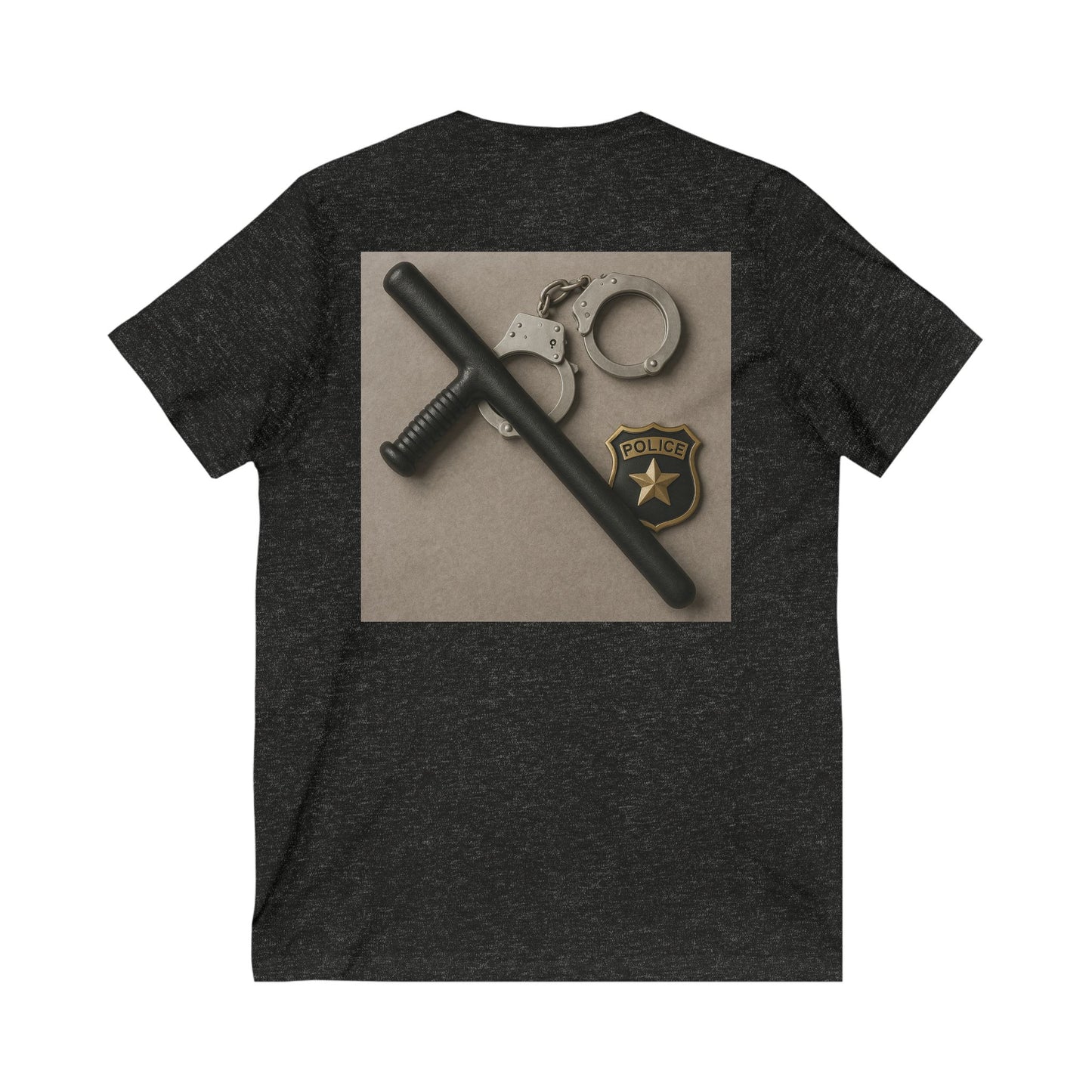 Law Enforcement Appreciation Unisex Short Sleeve V-Neck Tee