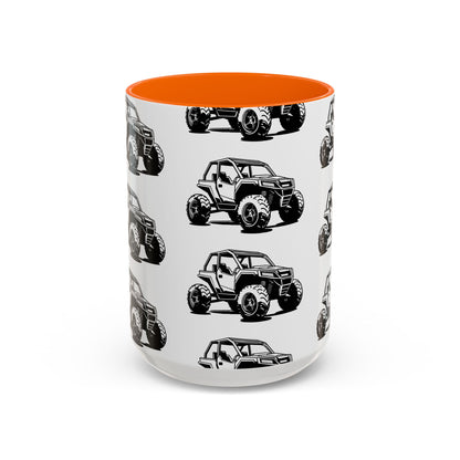 Off The Beaten Path Side By Side 2-Tone Coffee Mug