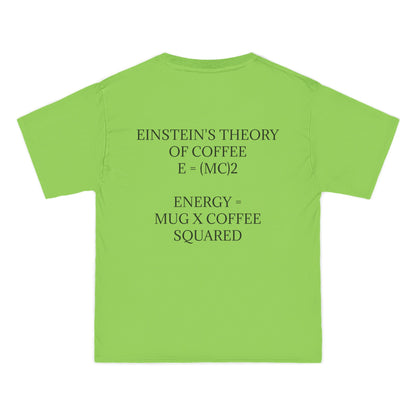 Einstein's Theory Of Coffee Men's Short-Sleeve Crewneck Tee