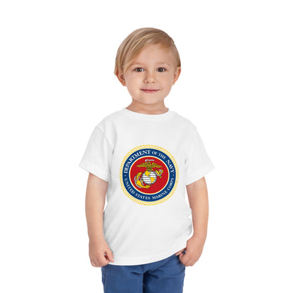 US Marine Corps Toddler Unisex Short Sleeve Crewneck Tee
