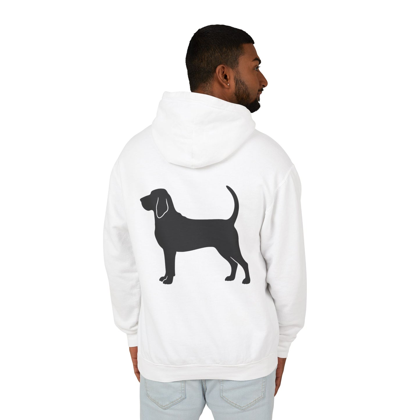 Bloodhound Silhouette Unisex Lightweight Hoodie