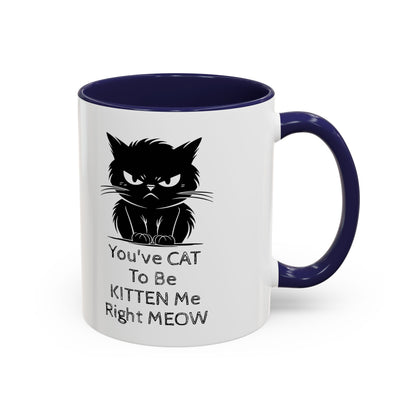 Kitten Me 2-Tone Coffee Mug