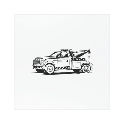 Wheel Lift Tow Truck Indoor/Outdoor Magnet
