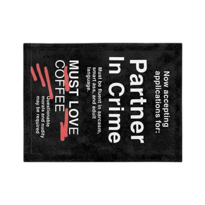 Partner In Crime Velveteen Microfiber Blanket