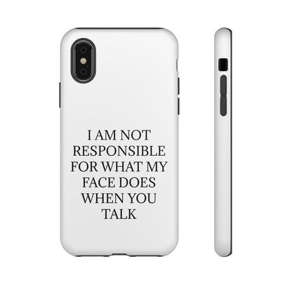 When You Talk iPhone Case
