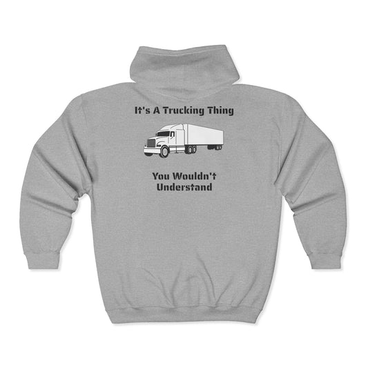 Trucking Thing Unisex Full Zip Hoodie