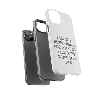 When You Talk iPhone Case