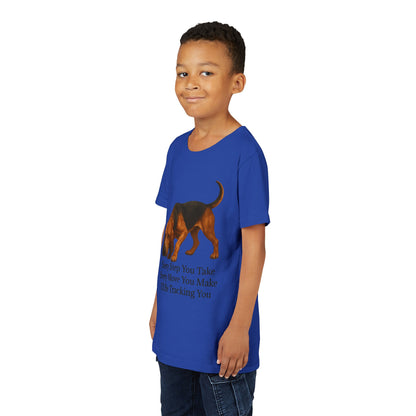 Tracking You Youth Unisex Short Sleeve Crewneck Tee
