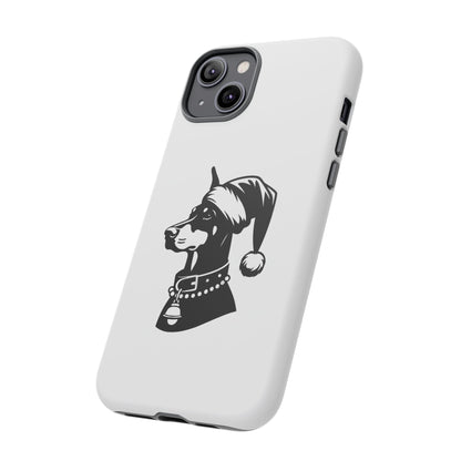 Santa Paws Doberman iPhone Case