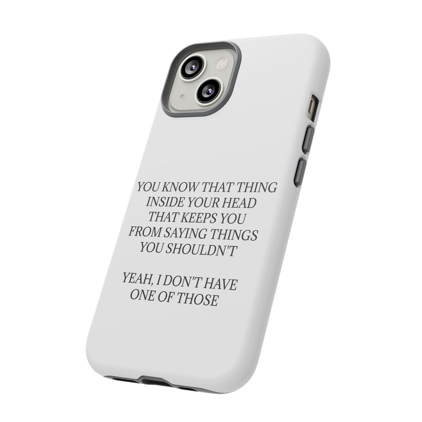 No Filter iPhone Case