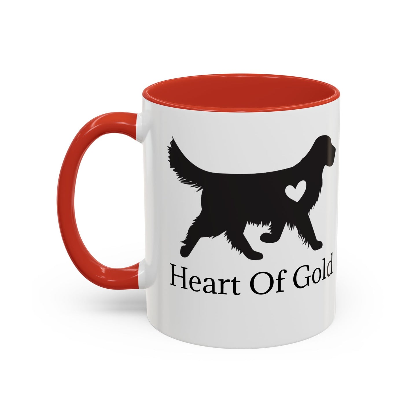 Heart Of Gold 2-Tone Coffee Mug