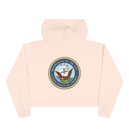 US Navy Women's Crop Hoodie